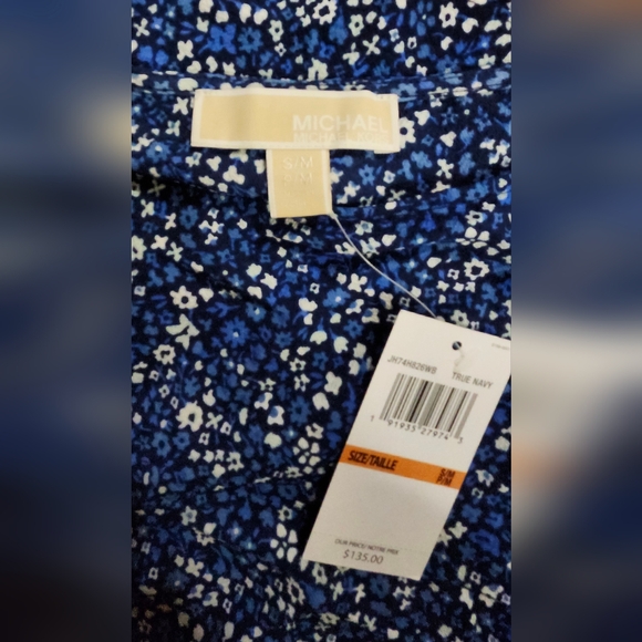 NWT Michael Kors Off the Shoulder Blouse - Picture 4 of 7